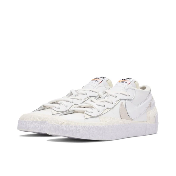 Nike Blazer Low x Sacai White Patent - Resim 4