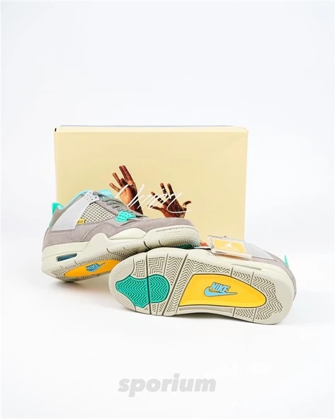 Nike Union La X Air Jordan 4 Retro Taupe Haze - Resim 4