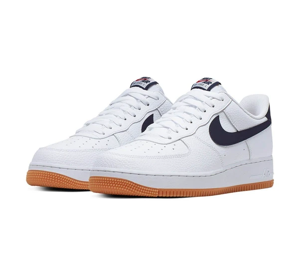 Nike Air Force 1 07 Low White Obsidian Gum - Resim 3