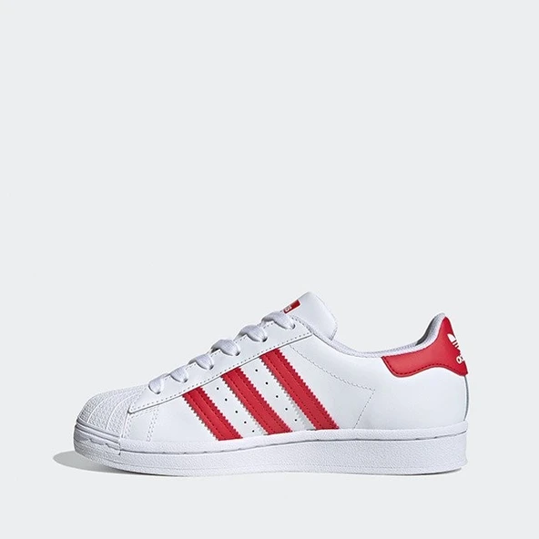 Adidas Superstar White Red - 2