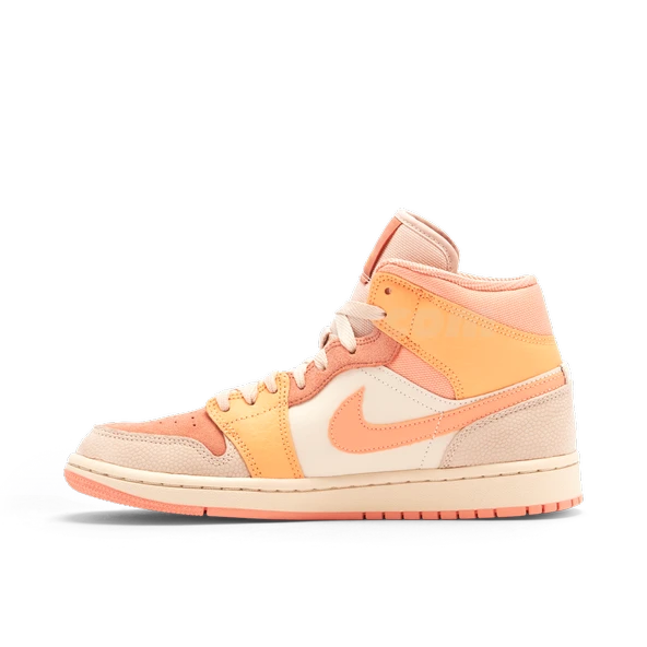 Nike Air Jordan 1 Mid Apricot Orange - Resim 2
