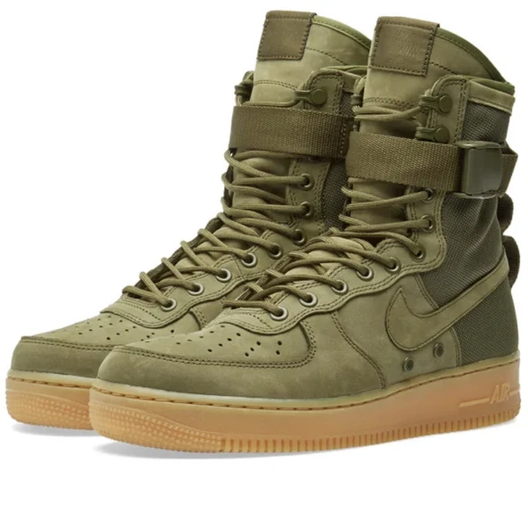 Nike Air Force 1 Special Field Olive Gum - Resim 7