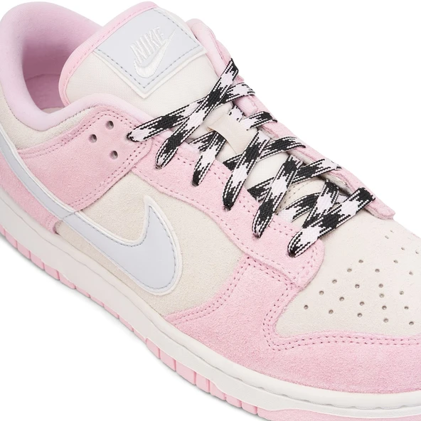 Nike Dunk Low Pink Foam Suede Womens - Resim 4