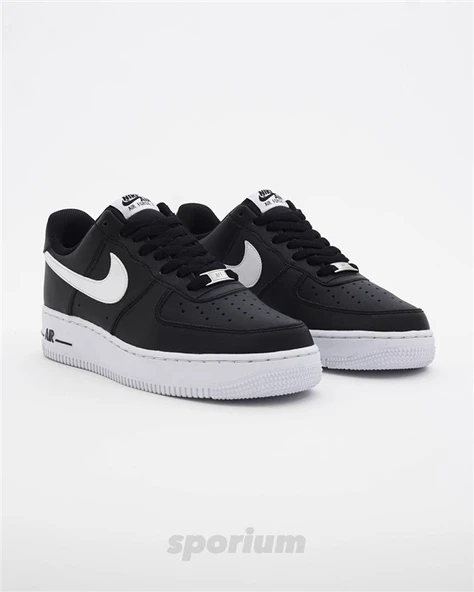 Nike Air Force 1 07 AN20 Black White - Resim 6