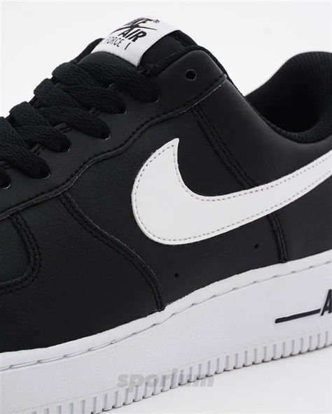 Nike Air Force 1 07 AN20 Black White - Resim 4