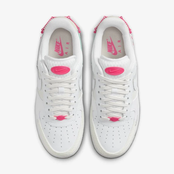 Nike Air Force 1 07 LX Pink Bling Womens - Resim 7
