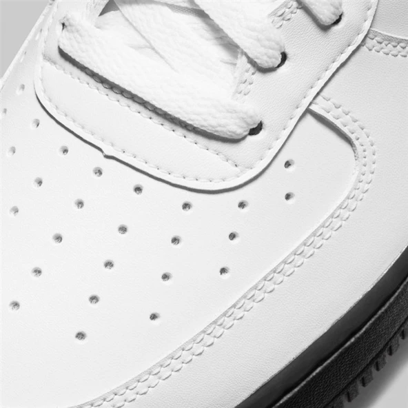Nike Air Force 1 Low White Black Sole - Resim 5