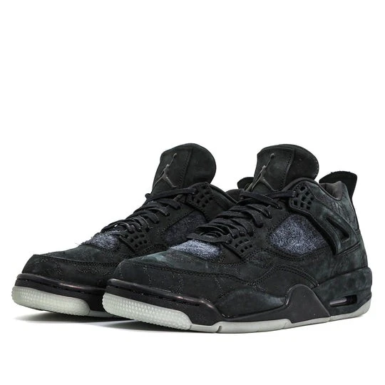 Nike Air Jordan Retro 4 KAWS BLACK - Resim 4