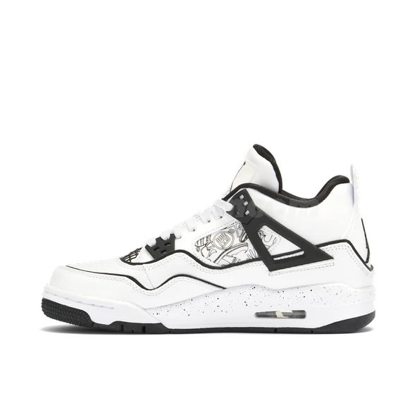 Nike Air Jordan Retro 4 GS DIY - Resim 4