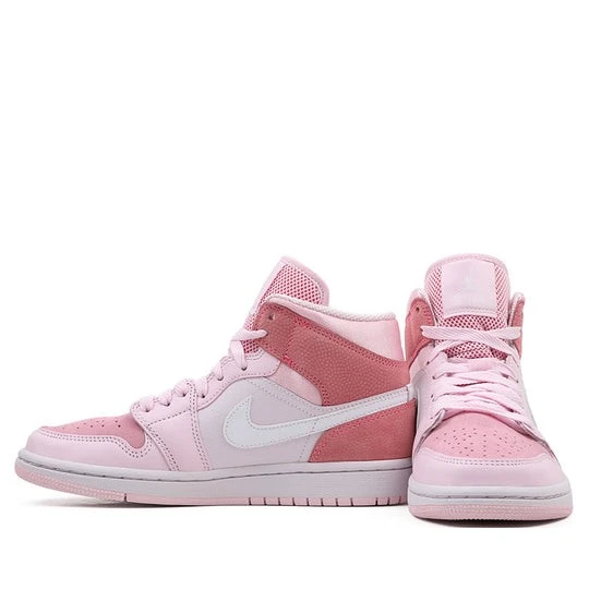 Nike Air Jordan 1 Mid Digital Pink - Resim 4