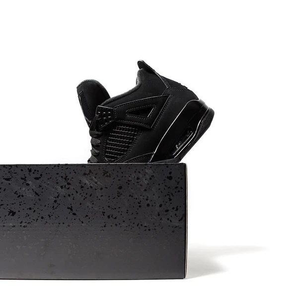 Nike Air Jordan Retro 4 Black Cat - Resim 3