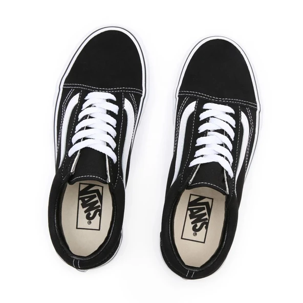 Vans Vans Old Skool Platform Black White - Resim 2