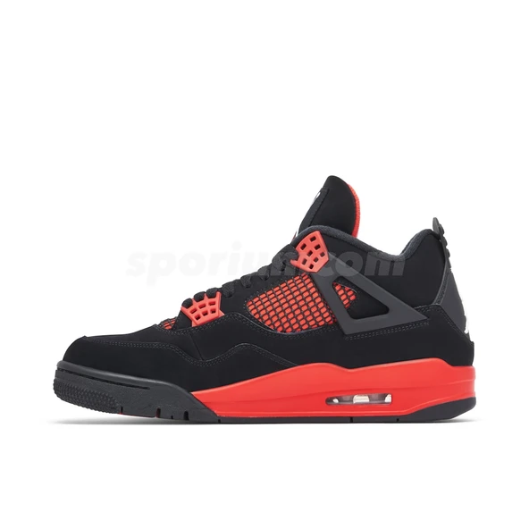 Nike Air Jordan Retro 4 Red Thunder - Resim 4