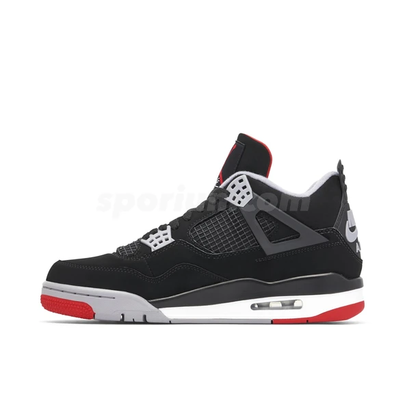 Nike Air Jordan Retro 4 Bred - Resim 4