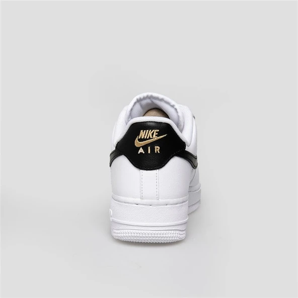 Nike Air Force 1 07 Essential White Black - Resim 3