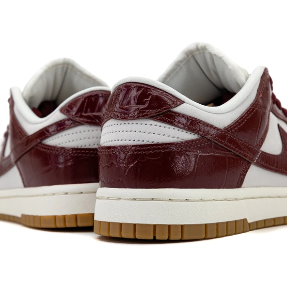 Nike Dunk Low LX Dark Team Red Croc Womens - Resim 3