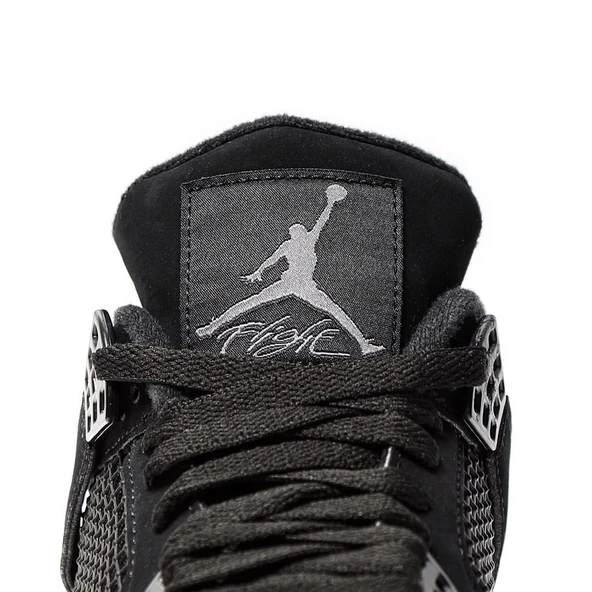Nike Air Jordan Retro 4 Black Cat - Resim 2
