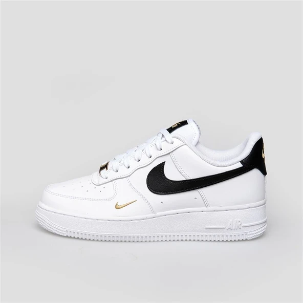 Nike Air Force 1 07 Essential White Black - Resim 5
