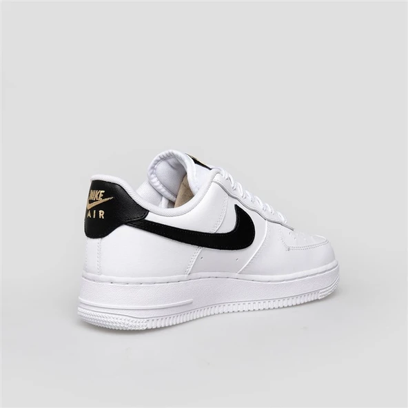 Nike Air Force 1 07 Essential White Black - Resim 2