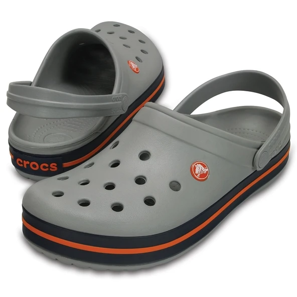 Crocs Crocs Crocband Light Grey Navy - Resim 2