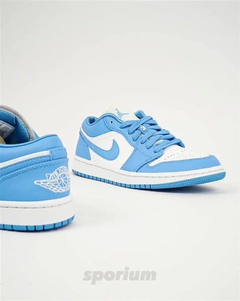 Nike Air Jordan 1 Low UNC Blue - Resim 4