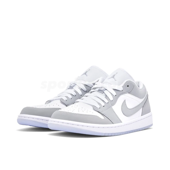Nike Air Jordan 1 Low Wolf Grey - Resim 2
