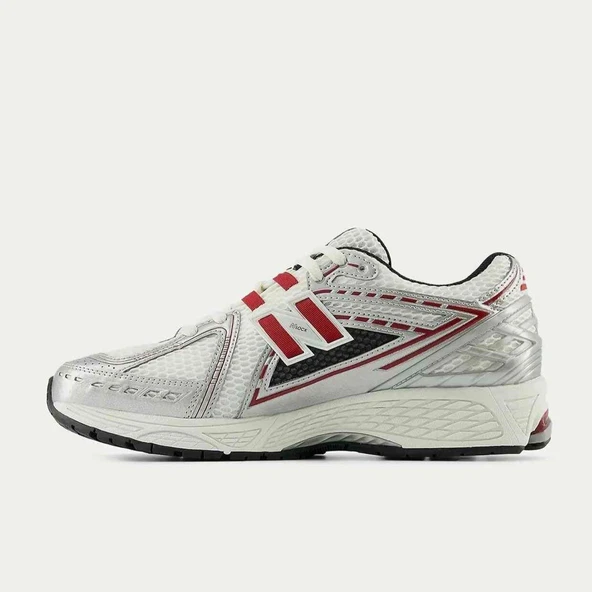 New Balance 1906R Silver Classic Crimson - 2