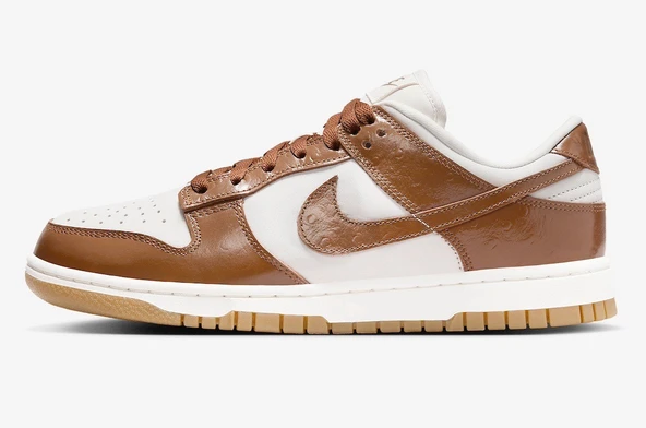 Nike Dunk Low LX Ale Brown Ostrich Womens - Resim 3