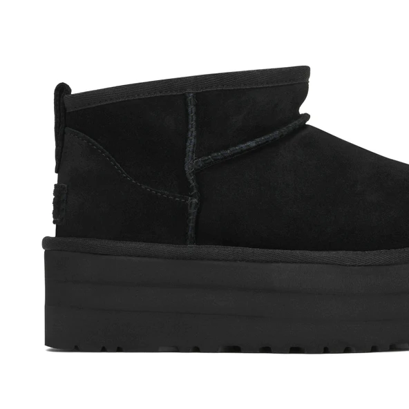 Ugg UGG Classic Ultra Mini Platform Black Womens - 5