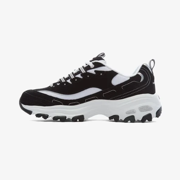 Skechers D'lites White Black - Resim 3
