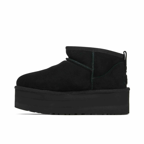 Ugg UGG Classic Ultra Mini Platform Black Womens - 3