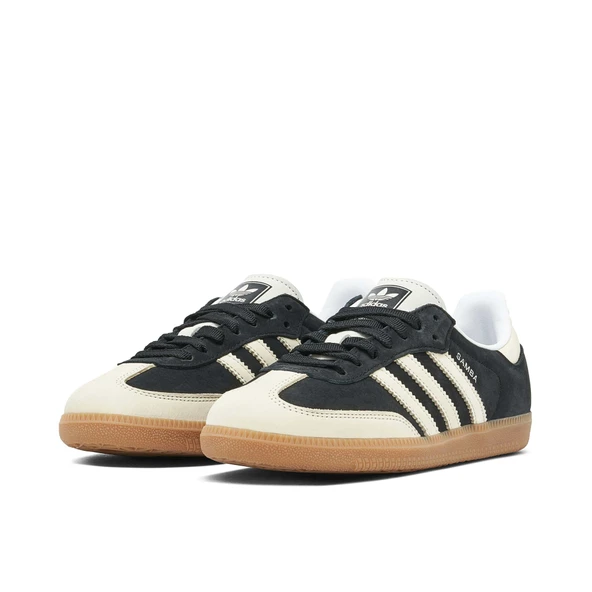 Adidas Samba OG Black Wonder White - Resim 4