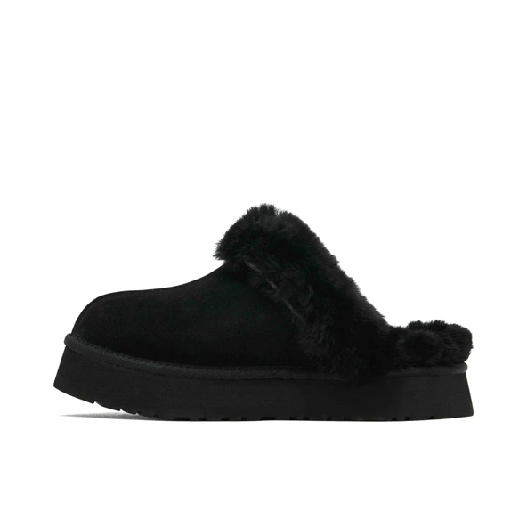 Ugg UGG Disquette Slipper Black Womens - Resim 2