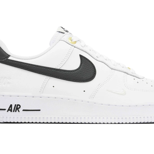 Nike Air Force 1 40th Anniversary White Black - Resim 3