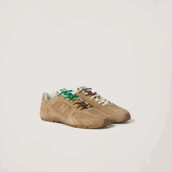 New Balance 530 SL x Miu Miu Ecru Suede - 4