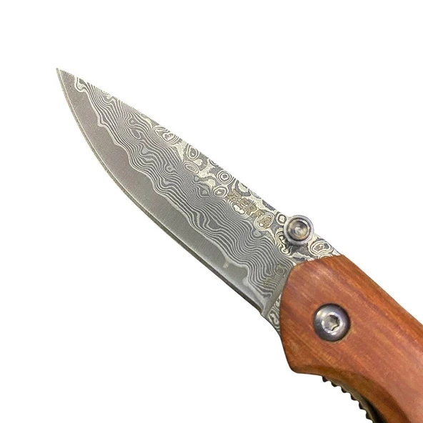 Berfa Cep Çakısı DM-10 Damascus - 7