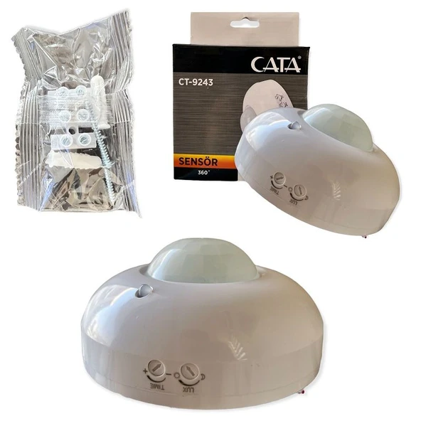 Ct-9243 360 Derece Tavan Hareket Algılayıcı Sensörü 1200W - 5