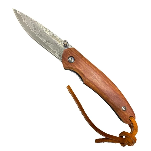 Berfa Cep Çakısı DM-10 Damascus - 2