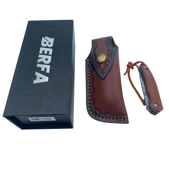 Berfa Cep Çakısı DM-10 Damascus - 12