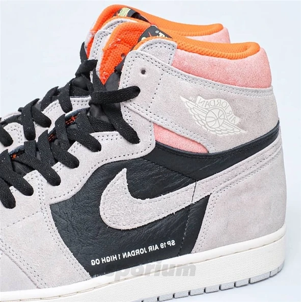 Nike Air Jordan 1 Retro High OG Grey Crimson - 4