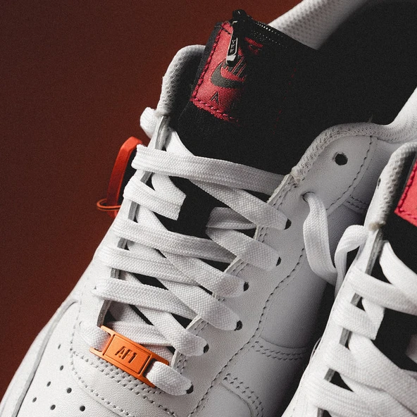 Nike Air Force 1 Low Carabiner Swoosh Red - Resim 5