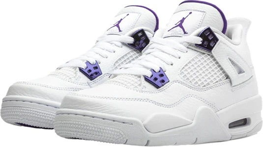 Nike Air Jordan Retro 4 Purple Metallic - Resim 4