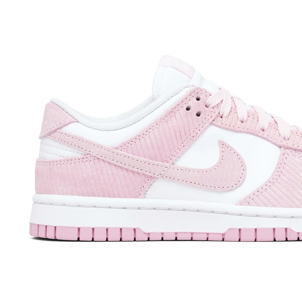 Nike Dunk Low Pink Corduroy Womens - Resim 5