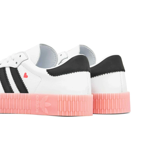 Adidas Sambarose White Core Black Pink - 3
