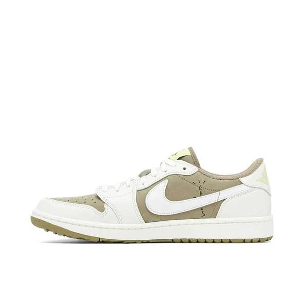 Nike Air Jordan 1 Low Golf x Travis Scott Olive Black - 3
