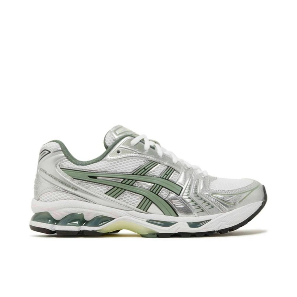 Asics Gel-Kayano 14 White Pure Silver Slate Grey Sage