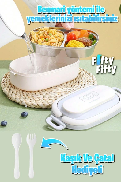 Vagonlife 1140 ML 2 Kat Paslanmaz Çelik Çorba Kaseli Bento Lunch Box Yeni Nesil Sefer Tası -FFLBOX10403 - 20