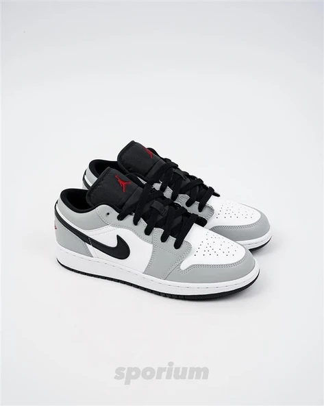 Nike Air Jordan 1 Low Light Smoke Grey - Resim 3