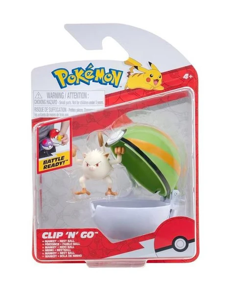 Pokemon Clip N Go Mankey PKW3136
