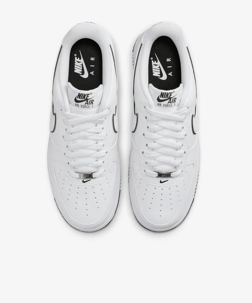 Nike Air Force 1 '07 Low White Black Outline Swoosh - 3